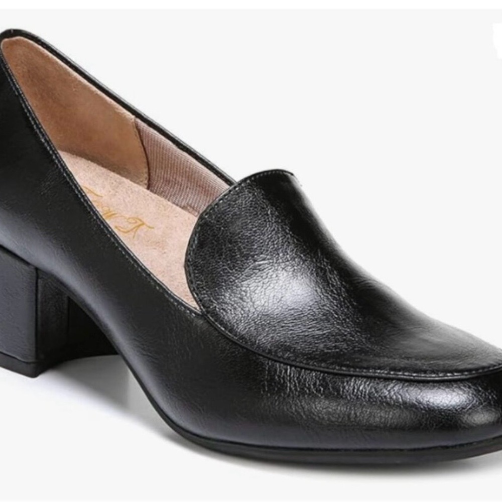 SOLD...FOWT Black Chucky Heel Loafer NWOT